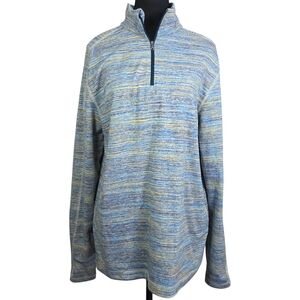lululemon Men's Surge Space Dye Camo Deep Navy Alberta Lake Long Sleeve Shirt L